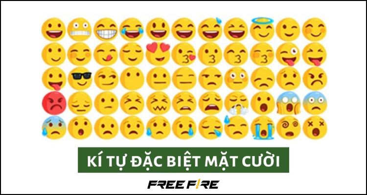 Các kí tự đặc biệt mặt cười FF độc đáo 