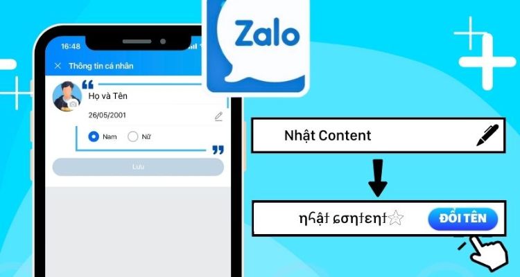 Chi tiết cách đổi tên Zalo chứa kí tự đặc biệt đơn giản 