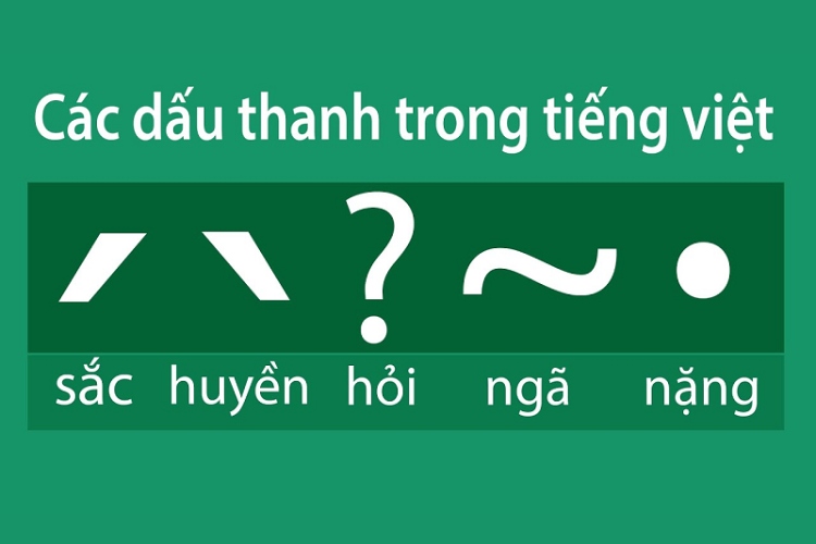 Dấu huyền là 1 trong 5 dấu thanh của tiếng Việt