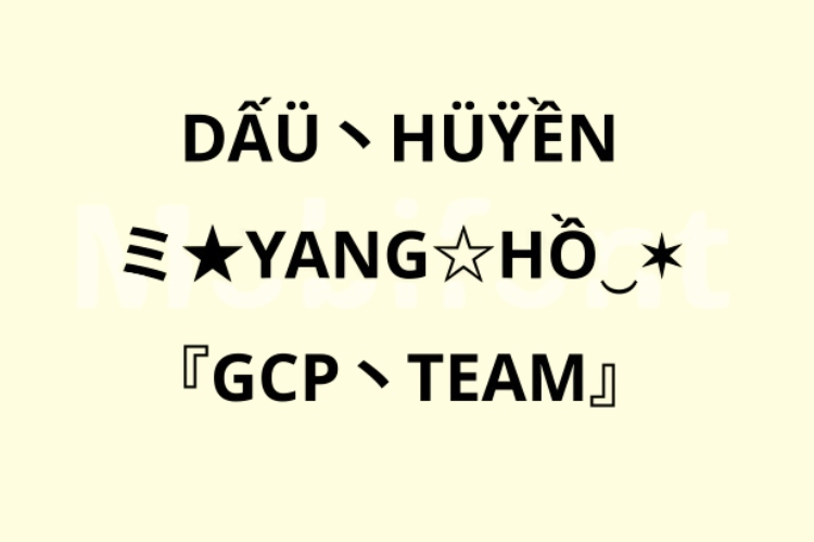 cách biến tấu dấu huyền trong tên