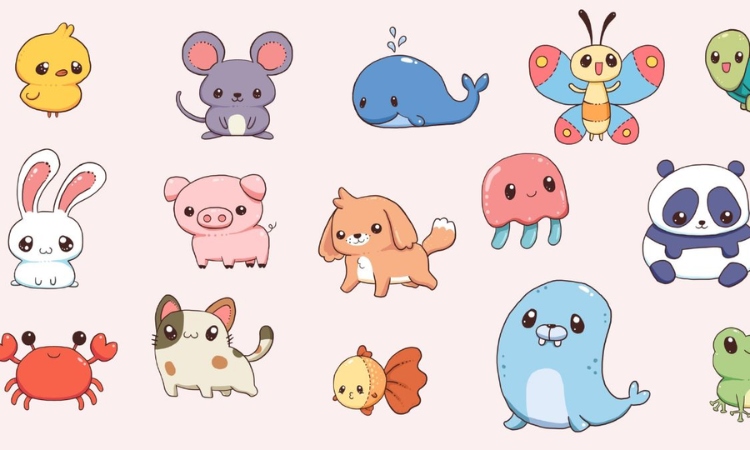 kí tự cute hình con vật