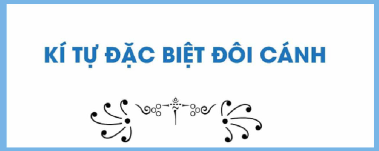 Kí tự đặc biệt cánh