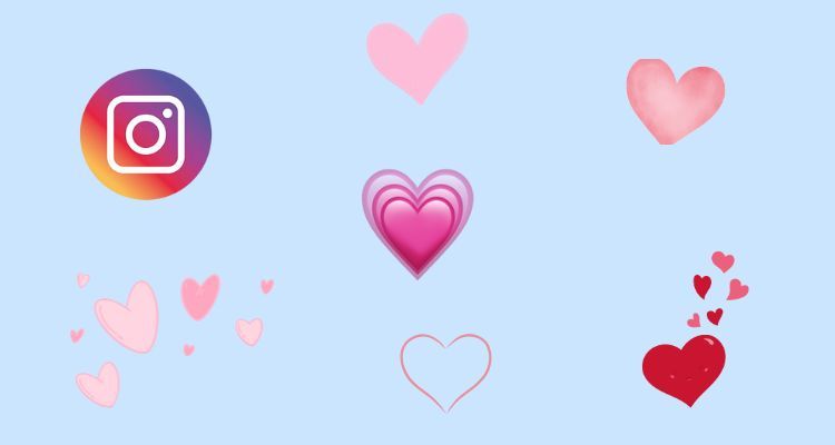 Kí tự đặc biệt Instagram hình trái tim 