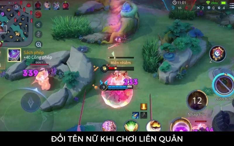 Đổi tên nữ khi chơi Liên Quân