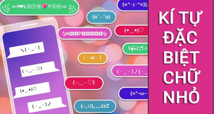 Tên chứa kí tự đặc biệt chữ nhỏ siêu đẹp mà bạn không nên bỏ qua 
